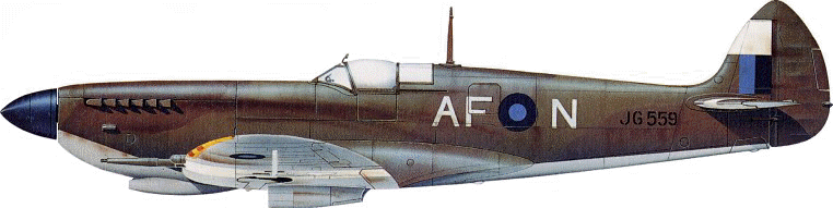 Mk VII Spitfire flown in South East Asia by Flight Lieutenant W. Goold