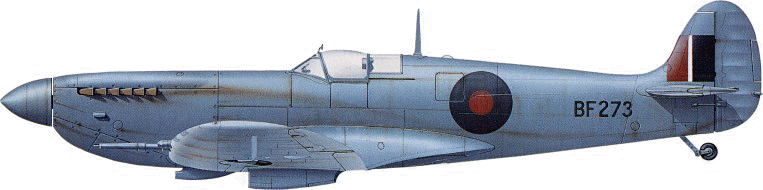 Spitfire PR.XIX - the definitive Griffon-engined photo-reconnaissance version - reproduced with thanks from Daniel J. March 'British Warplanes of World War II' (Grange Books)